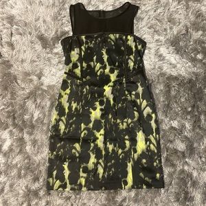 Never worn dress in a size small with mesh top.